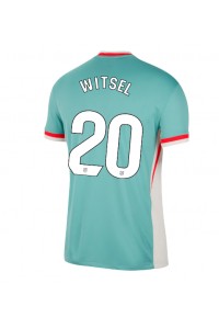 Atletico Madrid Axel Witsel #20 Jalkapallovaatteet Vieraspaita 2024-25 Lyhythihainen